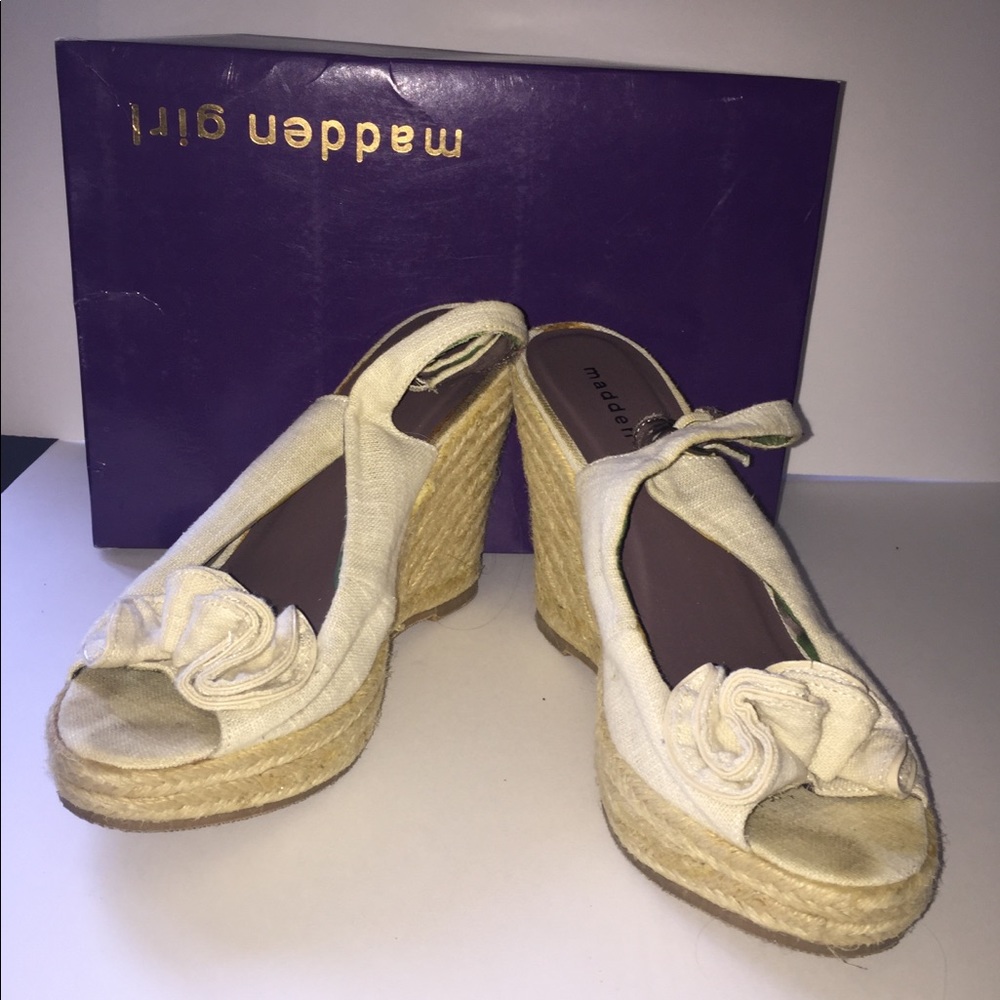 Barley used madden girl wedges
